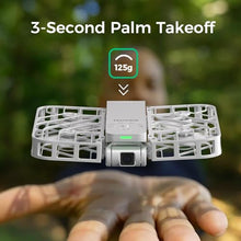 Load image into Gallery viewer, HOVERAir X1 Self-Flying Camera, Pocket-Sized Drone HDR Video Capture, Palm Takeoff, Intelligent Flight Paths, Follow-Me Mode, Foldable Action Camera with Hands-Free Control White (Combo)
