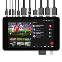 Cargar imagen en el visor de la galería, YoloLiv YoloBox Pro, All-in-one Portable Multi-Cam Live Streaming Studio Encoder Recorder Switcher (USA, Canada, Mexico Region)
