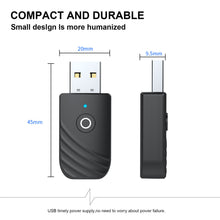 Cargar imagen en el visor de la galería, New 5.0 Bluetooth Audio Receiver Transmitter Three in One USB Adapter TV Computer Car SY319
