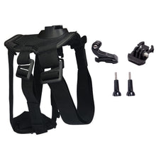 Load image into Gallery viewer, Dog Harness Mount for Gopro, Soft and Adjustable Dog Harness Vest with 2 Mouting Base Pet Chest and Back Fixation for Gopro Hero All Models, Suitable for Small Medium Large Dogs
