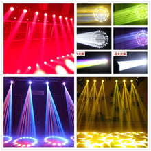 Load image into Gallery viewer, XPCLEOYZ 7R Sharpy 230W RGBW Moving Head Stage Effect Light 16 Channel DMX512 Rotating Moving Head Beam Pattern Zoom Stage Dimming Lights GOBO Light Spotlight 16+8 Prism DJ Master-Slave

