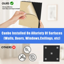 Cargar imagen en el visor de la galería, 36 Pack- Acoustic Foam Panels Self-Adhesive ,1&quot;×12&quot;×12&quot; Sound Proof Foam Panels , High Density and Fire Resistant Soundproof Wall Panels, Acoustic Foam for Wall and Ceiling
