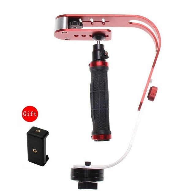 Mini handheld stabilizer Video Steadicam for Digital Camera HDSLR DSLR Camcorder DV Mobile Phone + Gloves free shipping