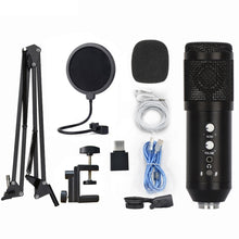 Cargar imagen en el visor de la galería, USB Condenser Microphone Mobile Computer Game Live Microphone Live Karaoke Conference Recording Microphone
