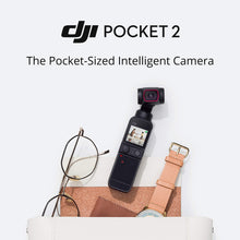 Cargar imagen en el visor de la galería, DJI Pocket 2 Creator Combo, 3 Axis Gimbal Stabilizer with 4K Camera, 1/1.7&quot; CMOS, 64MP Photo, Face Tracking, YouTube, Vlog, Portable Video Camera for Android and iPhone, Black
