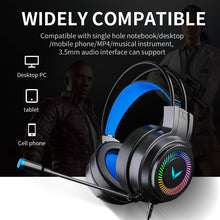 Load image into Gallery viewer, Computer Headset 7.1 Channel Wired Headset G58 Head-Mounted Game With Microphone Headset

