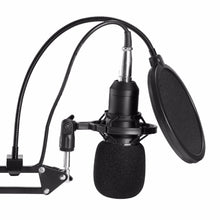 Load image into Gallery viewer, Professional Condenser Audio 3.5mm Wired BM800 Studio Microphone Vocal Recording KTV Karaoke Microphone Mic W/Stand For Computer
