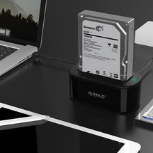 Load image into Gallery viewer, ORICO 6218US3 External HDD Docking Station 5Gbps USB 3.0 to SATA HDD Case Support UASP for 2.5/3.5 inch HDD/SSD 8TB
