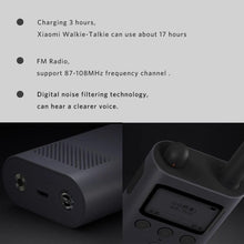 Load image into Gallery viewer, Xiaomi Mijia Smart WalkieTalkie FM Radio 8 Dayds Standby Smart Phone APP Location Share Fast Team Talk
