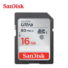 Cargar imagen en el visor de la galería, Sandisk Ultra 80MB/s SD card Class10 16gb 32gb 64gb 128GB Original TF/memory card flash stick for camera
