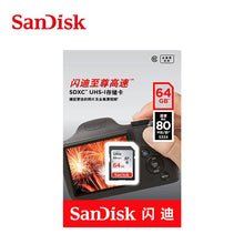 Cargar imagen en el visor de la galería, Sandisk Ultra 80MB/s SD card Class10 16gb 32gb 64gb 128GB Original TF/memory card flash stick for camera
